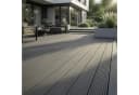 Woodstore24 WPC Terrassendielen Komplettset mit Clipsystem Anthrazit Bild 2