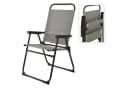 Mojawo Klappstuhl Aluminium Campingstuhl Grau Meliert Bild 3