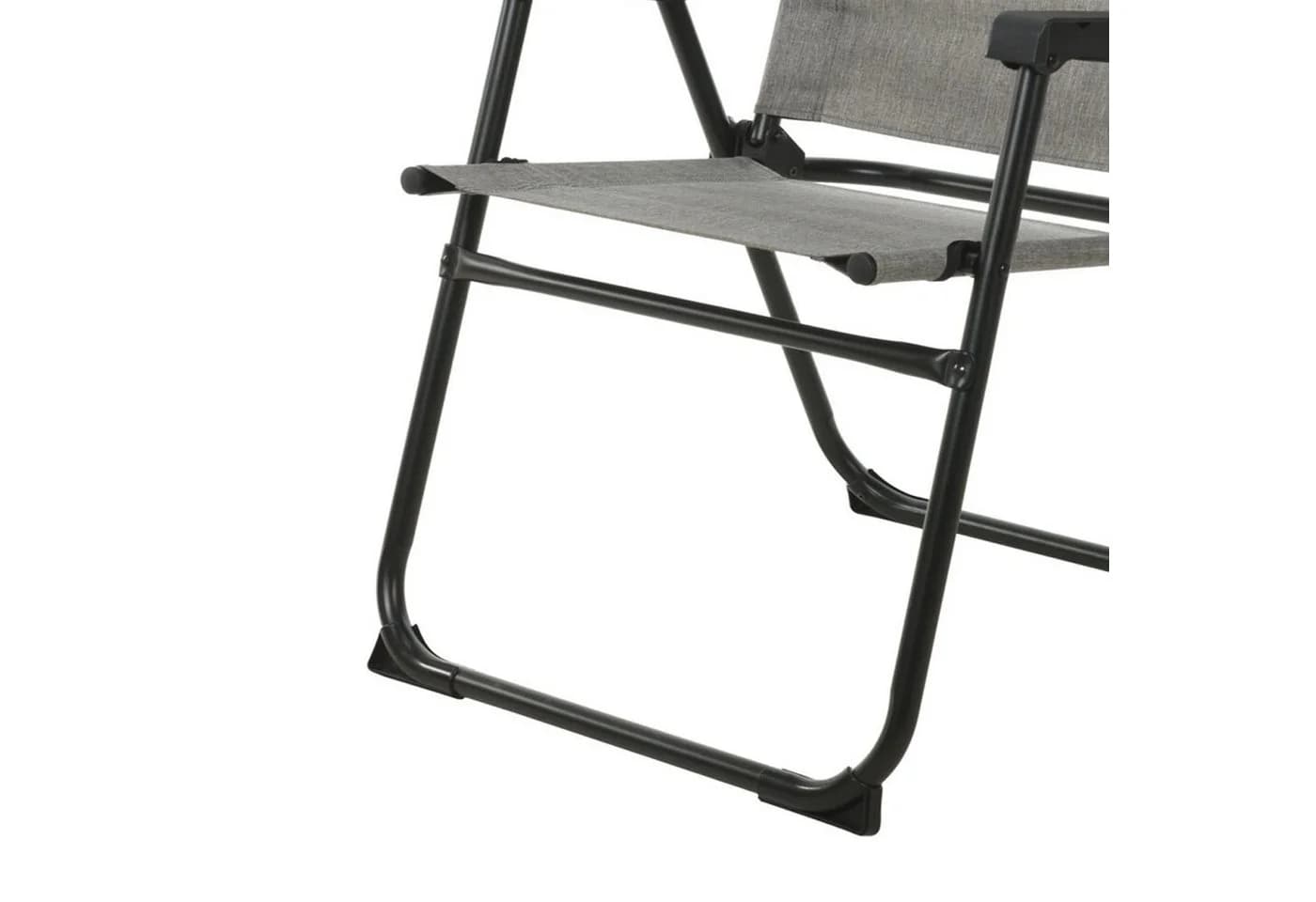 Mojawo Klappstuhl Aluminium Campingstuhl Grau Meliert - Bild 5