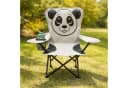 Mojawo Klappstuhl Kinder Anglersessel Grau Schwarz Weiß Panda Bild 1