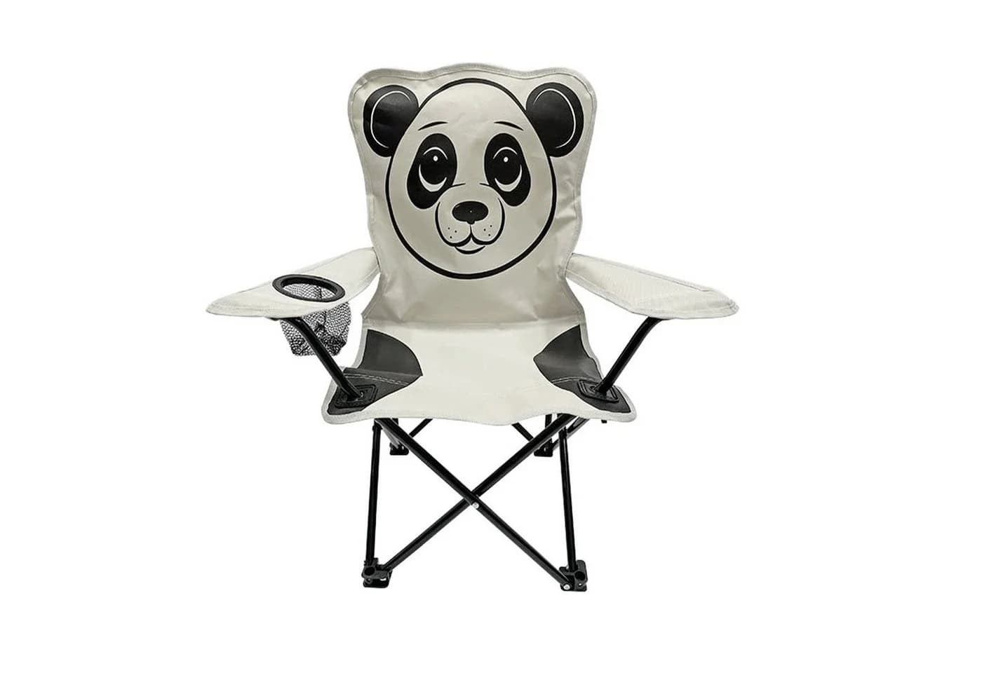 Mojawo Klappstuhl Kinder Anglersessel Grau Schwarz Weiß Panda - Bild 3