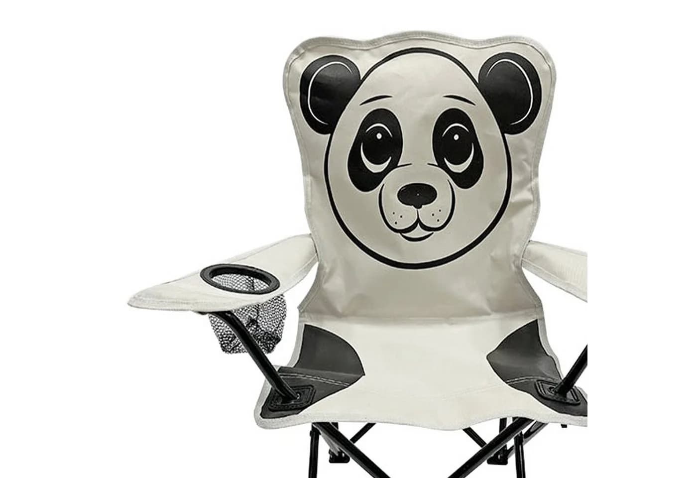 Mojawo Klappstuhl Kinder Anglersessel Grau Schwarz Weiß Panda - Bild 4