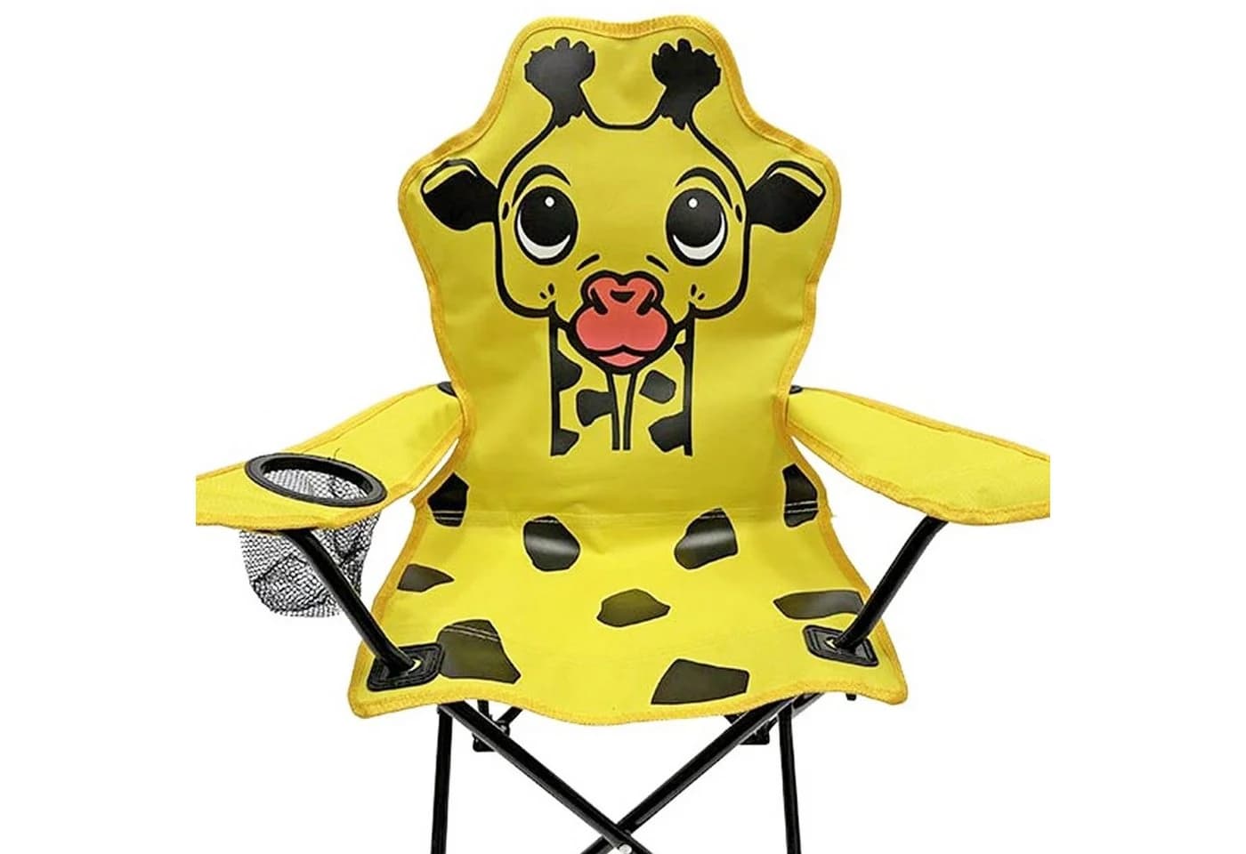 Mojawo Klappstuhl Kinder Giraffe Motiv Gelb mit Getränkehalter - Bild 4