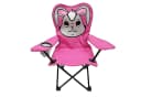 Mojawo Kinder Anglersessel Pink mit Getränkehalter und Tasche Motiv Hase Bild 3