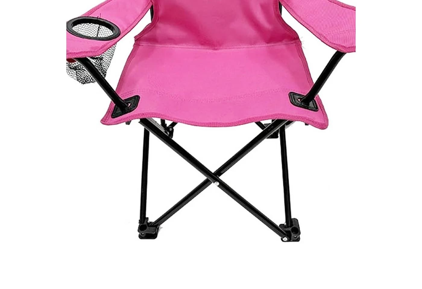 Mojawo Kinder Anglersessel Pink mit Getränkehalter und Tasche Motiv Hase - Bild 4