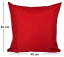 JACK Dekokissen 40x40cm Outdoor Lounge Kissen Rot mit XXL Füllung Bild 3