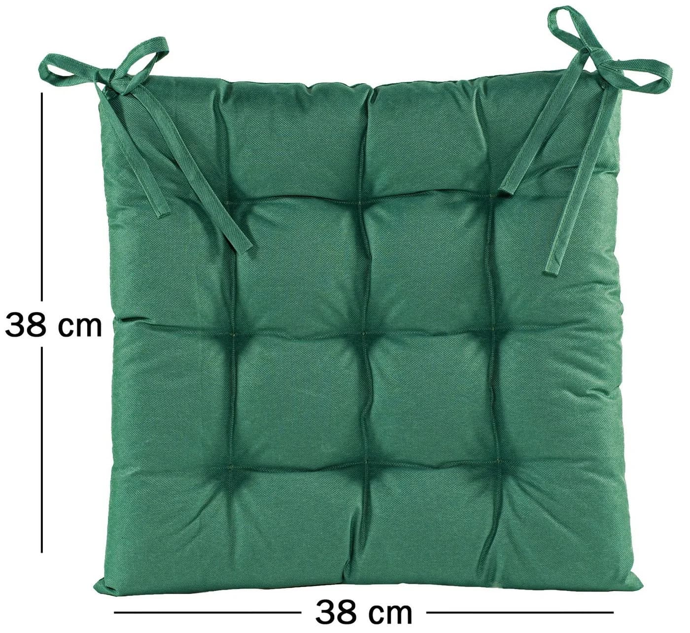 JACK Outdoor Stuhlkissen 38x38cm Dunkelgrün Wasserfest