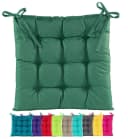 JACK Outdoor Stuhlkissen 38x38cm Dunkelgrün Wasserfest Bild 2