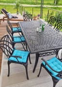 JACK Stuhlkissen Hellblau 38x38cm Wasserfest Outdoor Bild 3