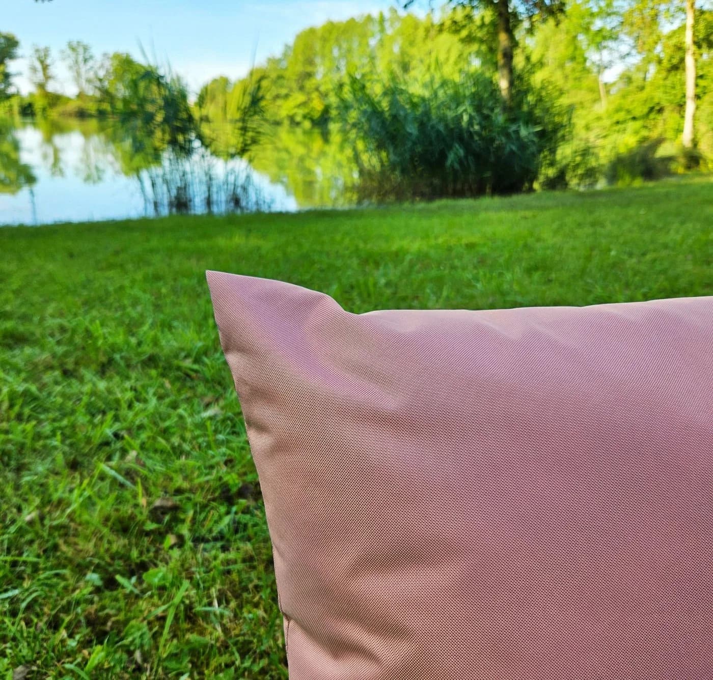 JACK Dekokissen 50x50cm Rosa Outdoor Lounge Kissen mit XXL Füllung - Bild 4