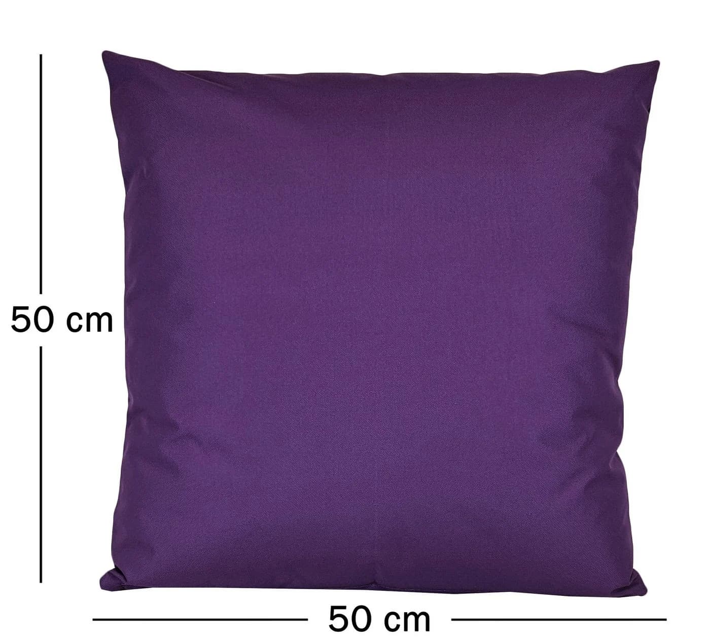 JACK Dekokissen 50x50cm Outdoor Lounge Kissen Violett XXL Füllung - Bild 3