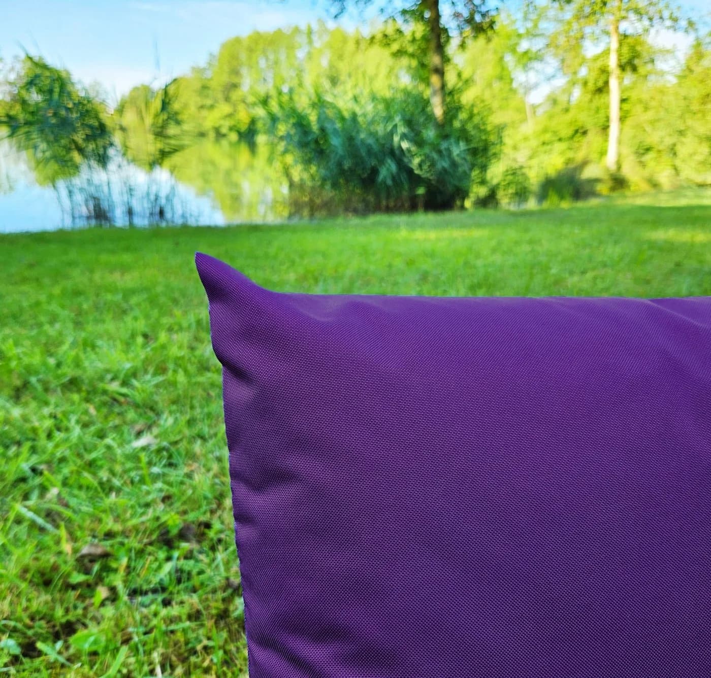 JACK Dekokissen 50x50cm Outdoor Lounge Kissen Violett XXL Füllung - Bild 4