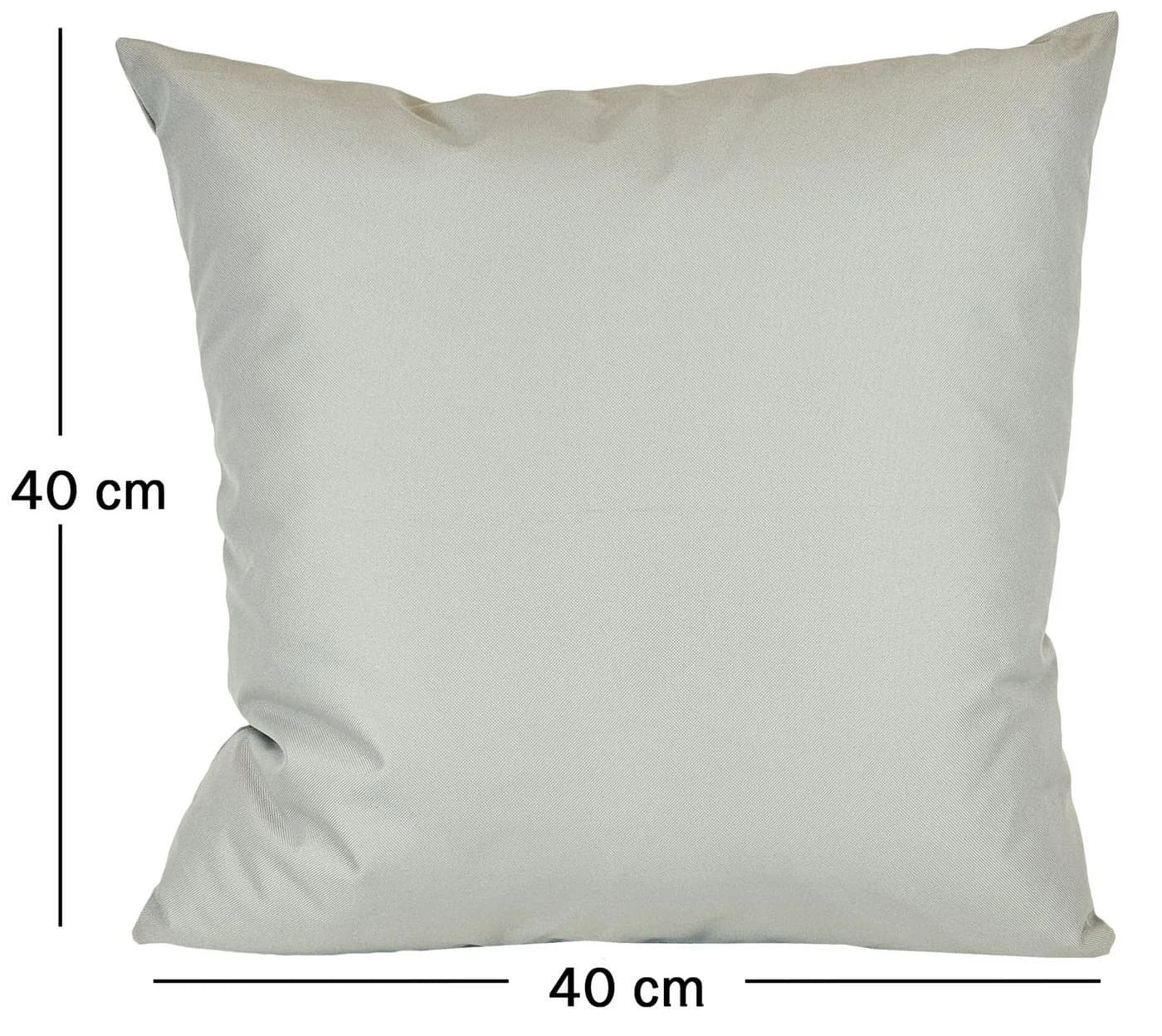JACK Dekokissen 40x40cm Grau Outdoor Lounge Kissen mit XXL Füllung - Bild 3