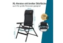 Skandika Campingstuhl Lepola XL Schwarz Klappbar Aluminium Bild 1