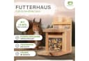Waldfunk Futterstation Eichhörnchen Wetterfestes Futterhaus Massivholz Bild 1
