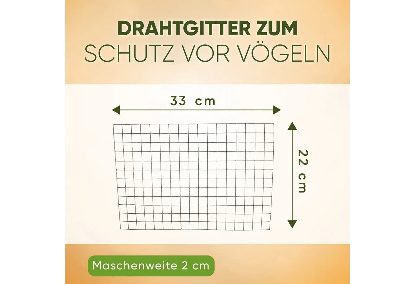BEESI Insektenhotel Drahtgitter Metallgitter Vogelschutz