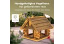 MAZUR Futterstation aus massivem Holz mit 4 Ein-/Ausgängen Bild 1