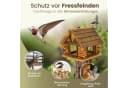 MAZUR Futterstation aus massivem Holz mit 4 Ein-/Ausgängen Bild 3