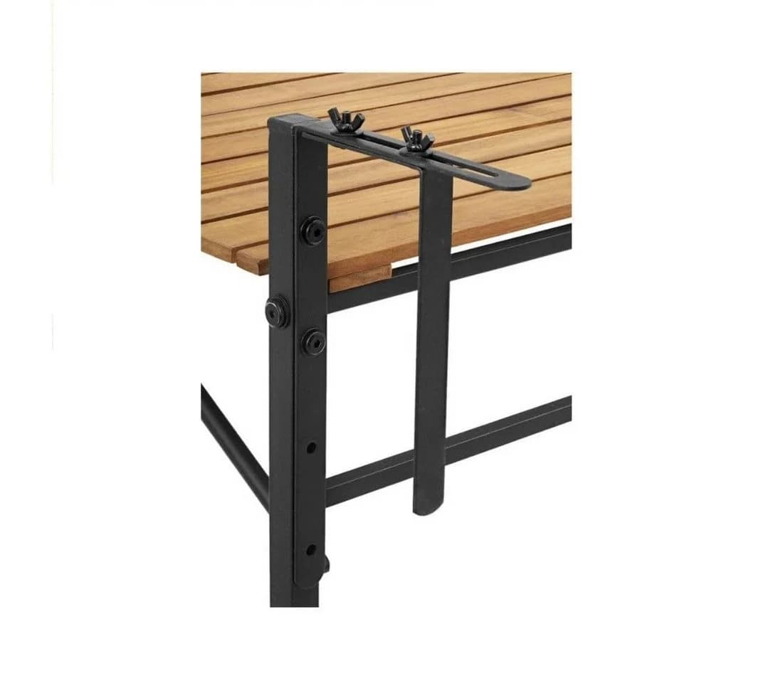 QLS Balkonhängetisch - Klapptisch Hängetisch Beistelltisch Verstellbar - Bild 4