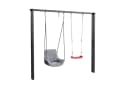 QLS Schaukelgestell Stahl 260 cm Schwarz Bild 2