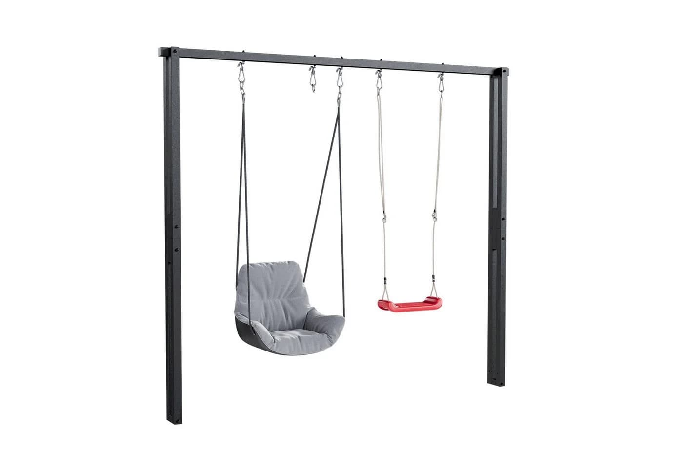 QLS Schaukelgestell Stahl 260 cm Schwarz - Bild 2
