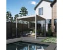 Weide Pergola Classic Pavillon Terrassenüberdachung Aluminium 3x3m Ivory Sand Bild 1
