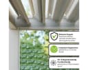 Weide Pergola Classic Pavillon Terrassenüberdachung Aluminium 3x3m Ivory Sand Bild 3