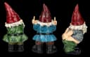 Figuren Shop GmbH Gartenzwerge 3er Set Ungezogene Zwerge Bunt Bild 5