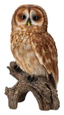 Gartenfigur Eule Großer Waldkauz Dekofigur Wetterfest Bild 2