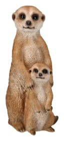 Figuren Shop GmbH Gartenfigur Erdmännchen Familie Bunt Bild 2