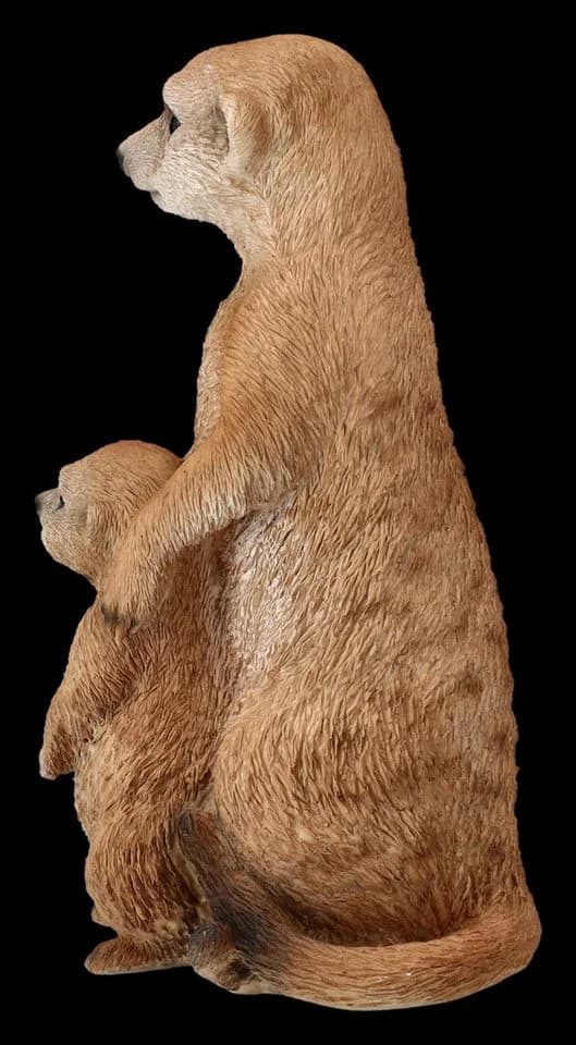 Figuren Shop GmbH Gartenfigur Erdmännchen Familie Bunt - Bild 4