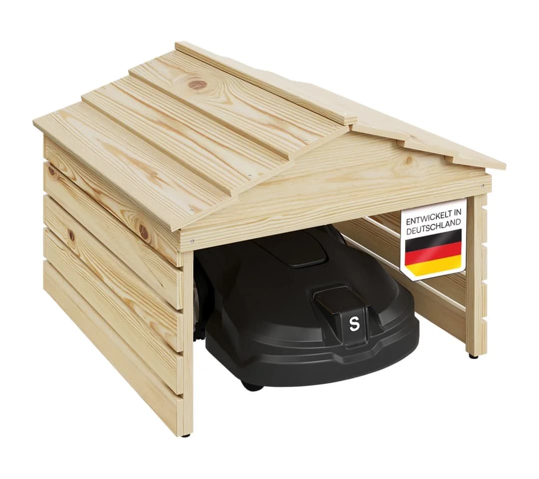 STEELSØN Mähroboter-Garage Nembus Kiefernholz Natur - Bild 2