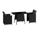 STEELSØN Gartenlounge-Set Xenara 3-teilig mit 2 Stühlen und Tisch Bild 1