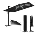 STEELSØN Sonnenschirm Lyrion Schwarz mit LED-Beleuchtung Bild 2