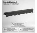 STEELSØN Gelenkarmmarkise Kestria Anthrazit Aluminium-Kassette Bild 4