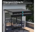 STEELSØN Gelenkarmmarkise Kestria Anthrazit Aluminium-Kassette Bild 5