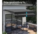 STEELSØN Gelenkarmmarkise Kestria wetterfest Anthrazit Aluminium-Kassette Bild 5