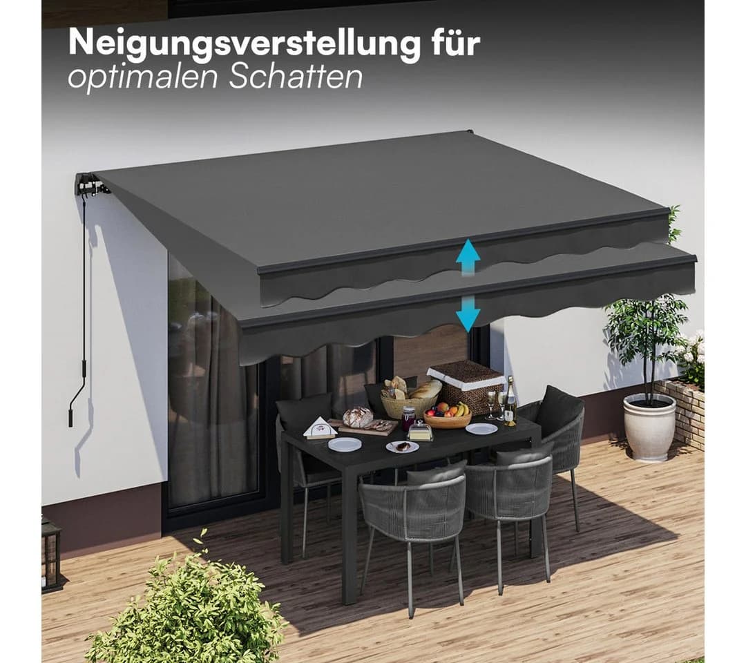 STEELSØN Gelenkarmmarkise Kestria Anthrazit - Bild 5