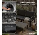 STEELSØN Sitzgruppe Asteri, Metall, 5-teilig, Schwarz Bild 3