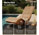 STEELSØN Gartenliege Solaria Akazienholz Bild 1