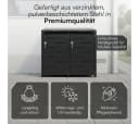 STEELSØN Mülltonnenbox Diorus 120L Graphitschwarz 2 Türen Bild 5