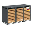 STEELSØN Mülltonnenbox Kestra 240L Holzoptik Bild 2
