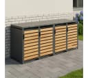STEELSØN Mülltonnenbox Kestra 240L Holzoptik Bild 1