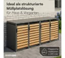 STEELSØN Mülltonnenbox Kestra 240L Holzoptik Bild 3