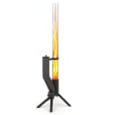 Gardenflare Feuerschale Edelstahl Schwarz Feuersäule für Garten Bild 1