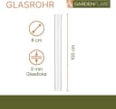 Gardenflare Ersatz-Glasrohr für Feuerrohr Feuersäule 100cm Bild 1