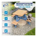 Coemo Garten-Kindersitzgruppe ROMY Braun Holz Picknicktisch 4 Sitze Bild 1