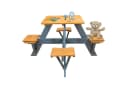 Coemo Garten-Kindersitzgruppe ROMY Braun Holz Picknicktisch 4 Sitze Bild 3