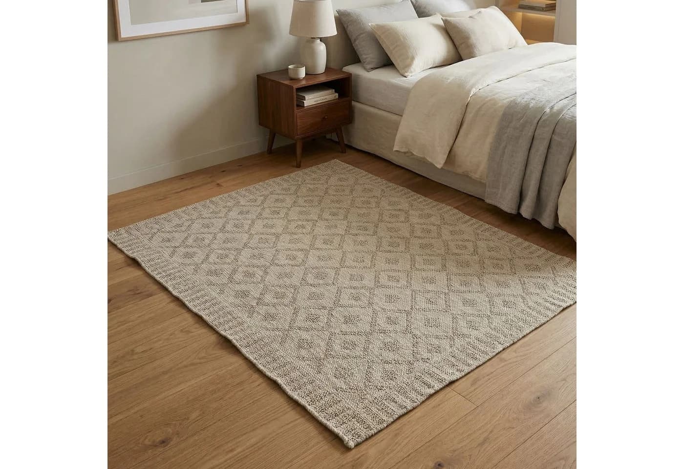 Dekoleidenschaft Outdoorteppich "Naturally" Beige Polypropylen - Bild 4