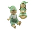 Dekoleidenschaft Dekofigur Frühling Set 2 St. Polyresin Grün Bild 3